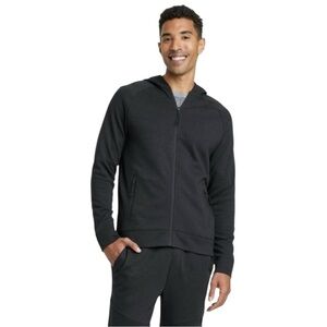 All In Motion Men’s Siro Ponte Full Zip Hoodie Sweatshirt Black Size S